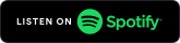 Spotify green logo on right with white text to left "listen on"